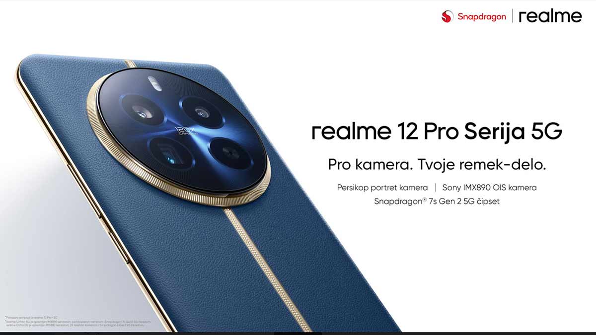 Stigla je realme 12 Pro serija 5G sa jedinom periskopskom telefoto kamerom u segmentu, uz atraktivnu cenu za prve kupce