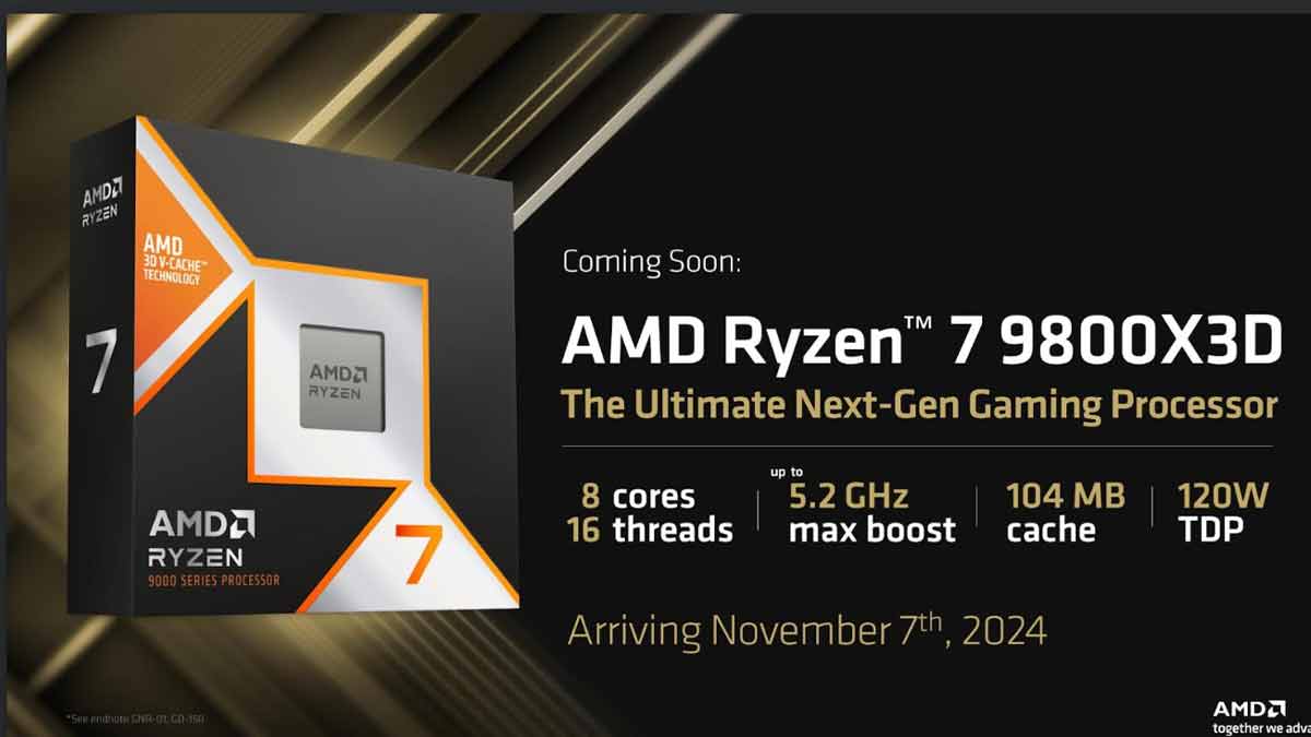 AMD Predstavio AMD Ryzen 7 9800X3D procesor nove generacije